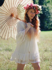 Naked As A Little Doll In A Meadow