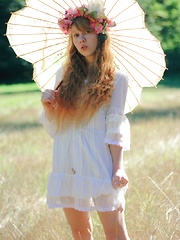 Naked As A Little Doll In A Meadow