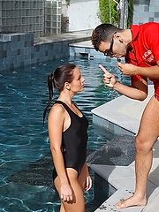 Super hot swim team teen fucked hard by instructor super hot finger fucking hard core cumfaced wet teen sex