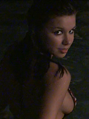 Destiny Moody invites you into the pool for some late night skinny dippin\'