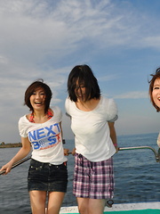 Hot fun with Hinata and other Japanese girls